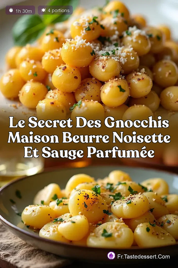 Le Secret des Gnocchis Maison Beurre Noisette et Sauge Parfum&eacute;e