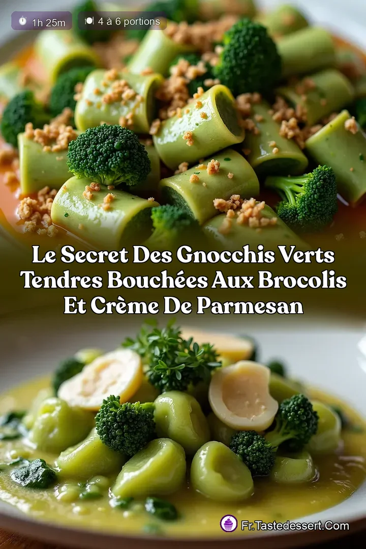 Le Secret des Gnocchis Verts Tendres Bouch&eacute;es aux Brocolis et Cr&egrave;me de Parmesan