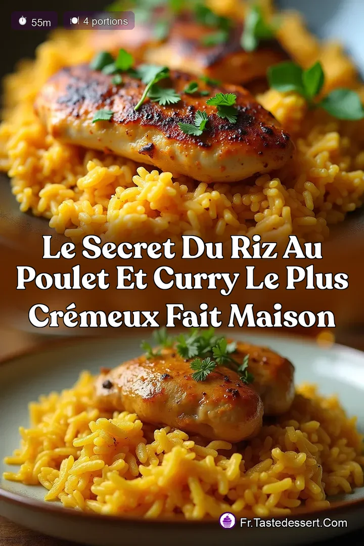 Le Secret du Riz au Poulet et Curry le Plus Cr&eacute;meux Fait Maison