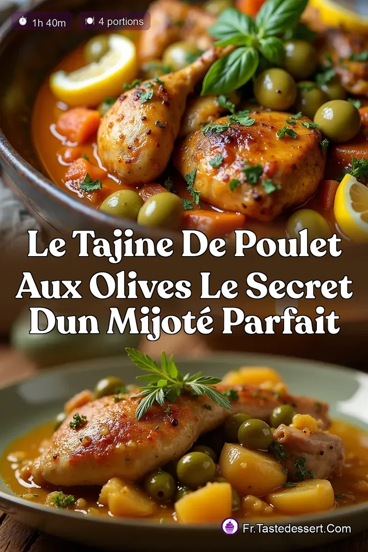 Le Tajine de Poulet aux Olives Le Secret dun Mijot&eacute; Parfait