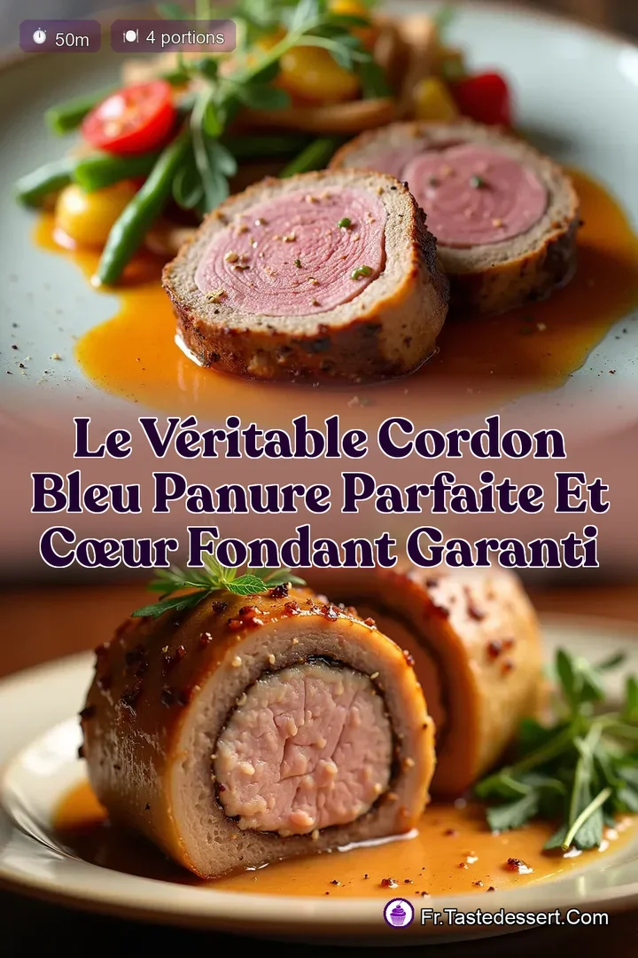 Le V&eacute;ritable Cordon Bleu Panure Parfaite et C&oelig;ur Fondant Garanti