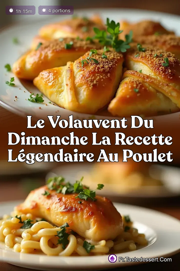 Le Volauvent du Dimanche La Recette L&eacute;gendaire au Poulet