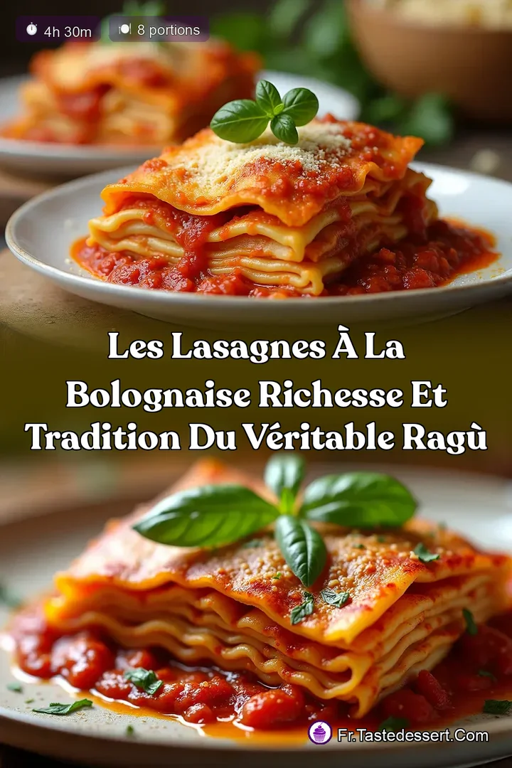 Les Lasagnes &agrave; la Bolognaise Richesse et Tradition du V&eacute;ritable Rag&ugrave;