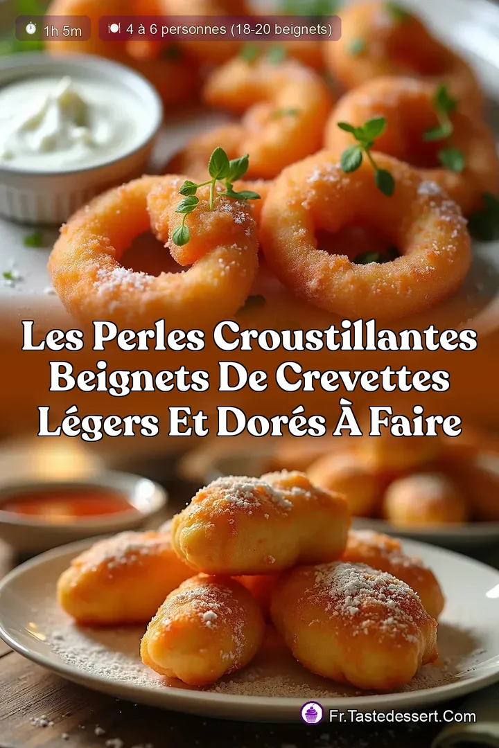 Les Perles Croustillantes Beignets de Crevettes L&eacute;gers et Dor&eacute;s &agrave; Faire