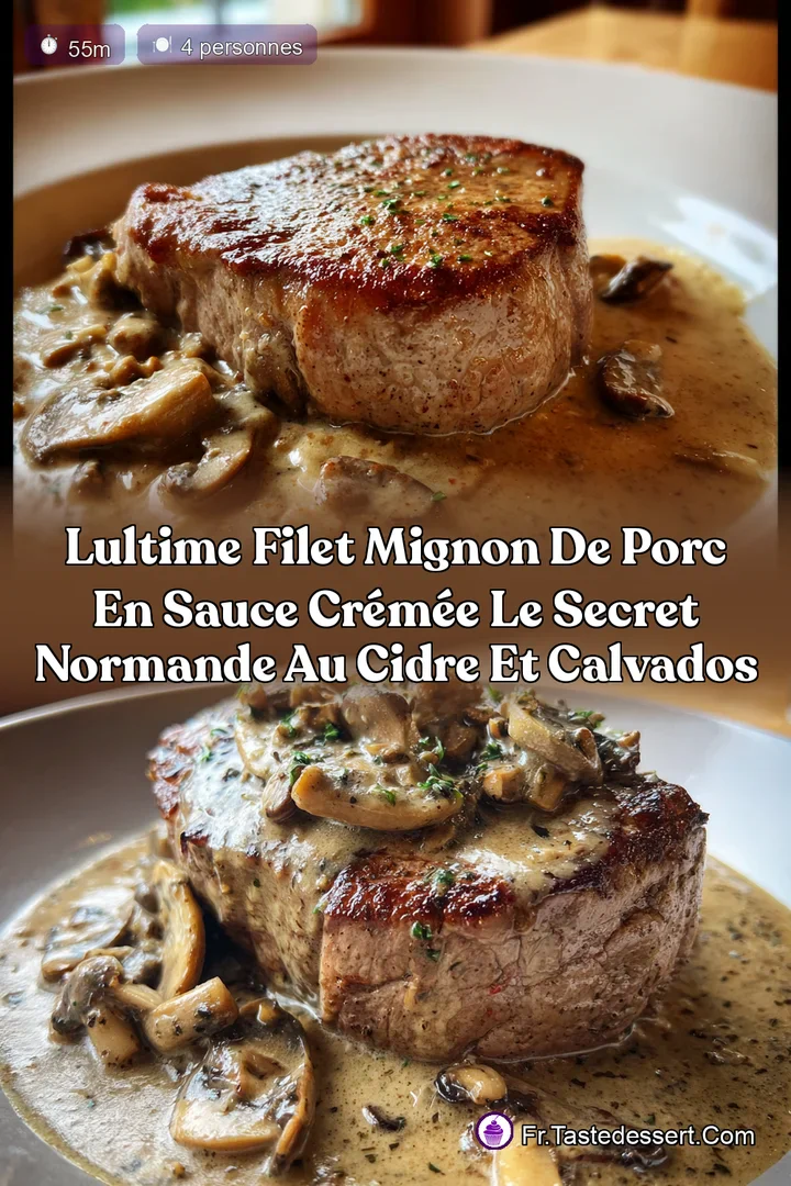 LUltime Filet Mignon de Porc en Sauce Cr&eacute;m&eacute;e Le Secret Normande au Cidre et Calvados