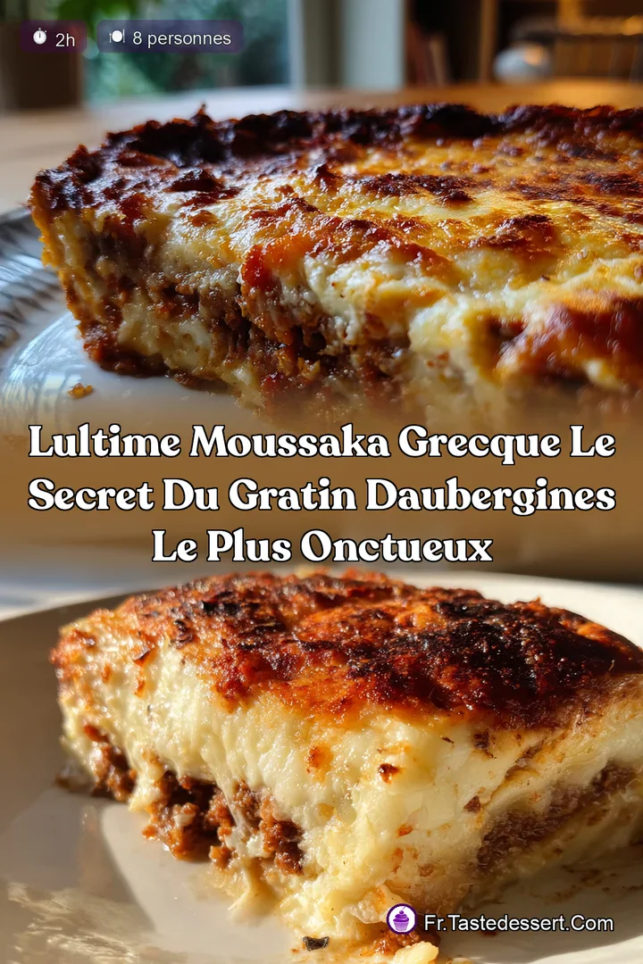 LUltime Moussaka Grecque Le Secret du Gratin dAubergines le Plus Onctueux