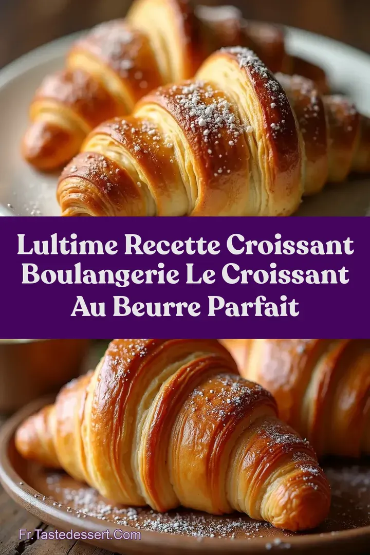 LUltime Recette Croissant Boulangerie Le Croissant Au Beurre Parfait