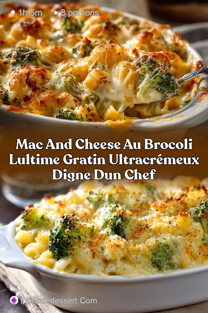 Mac and cheese au brocoli Lultime gratin ultracr&eacute;meux digne dun chef