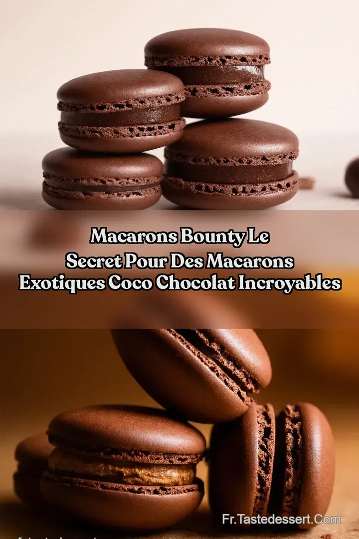 Macarons Bounty Le Secret pour des Macarons Exotiques Coco Chocolat Incroyables