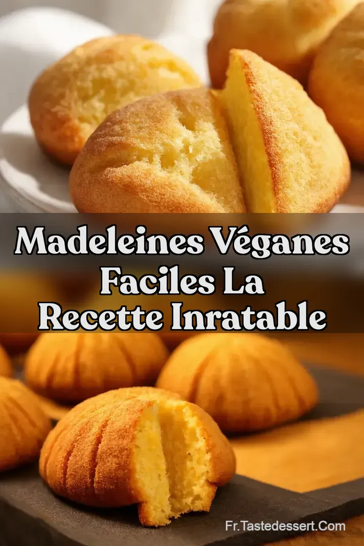 Madeleines V&eacute;ganes Faciles La Recette Inratable