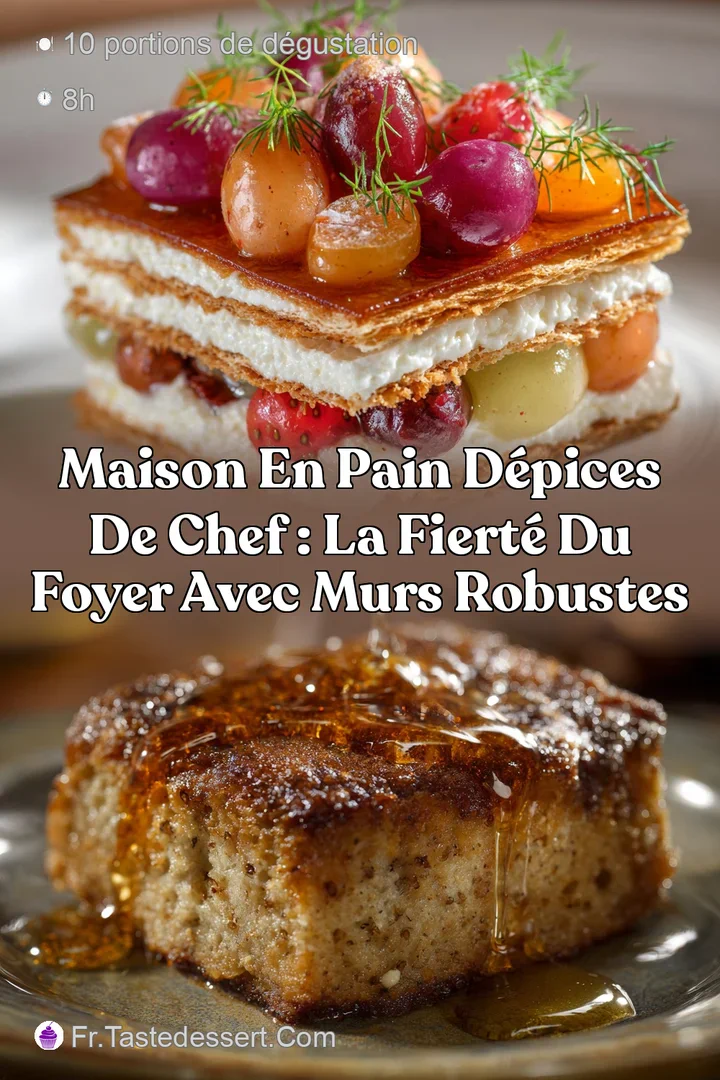 Maison en pain d&eacute;pices de Chef : La Fiert&eacute; du Foyer avec murs robustes