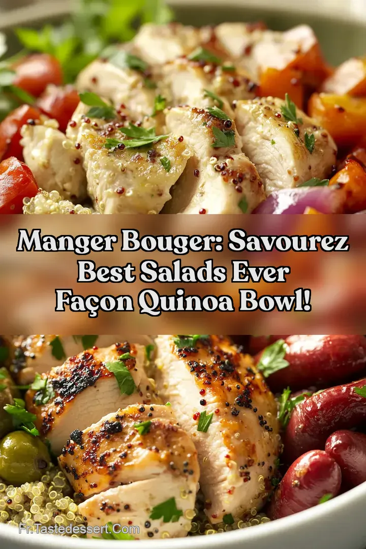 Manger Bouger: Savourez Best Salads Ever fa&ccedil;on Quinoa Bowl!