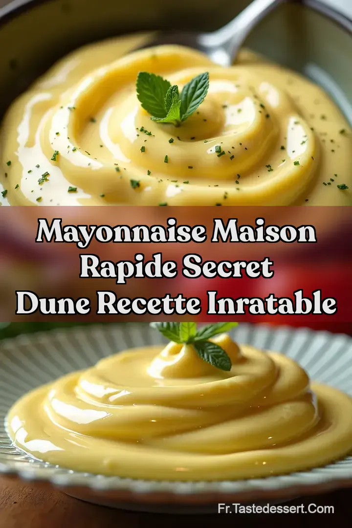 Mayonnaise Maison Rapide Secret dune Recette Inratable
