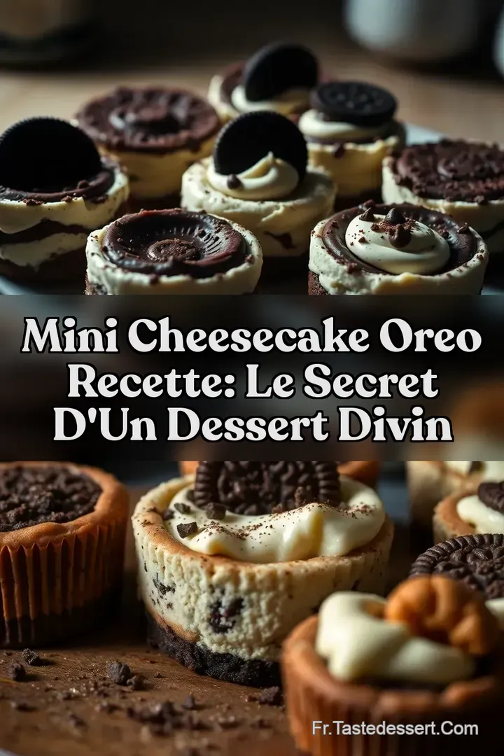 Mini Cheesecake Oreo Recette: Le Secret d un Dessert Divin