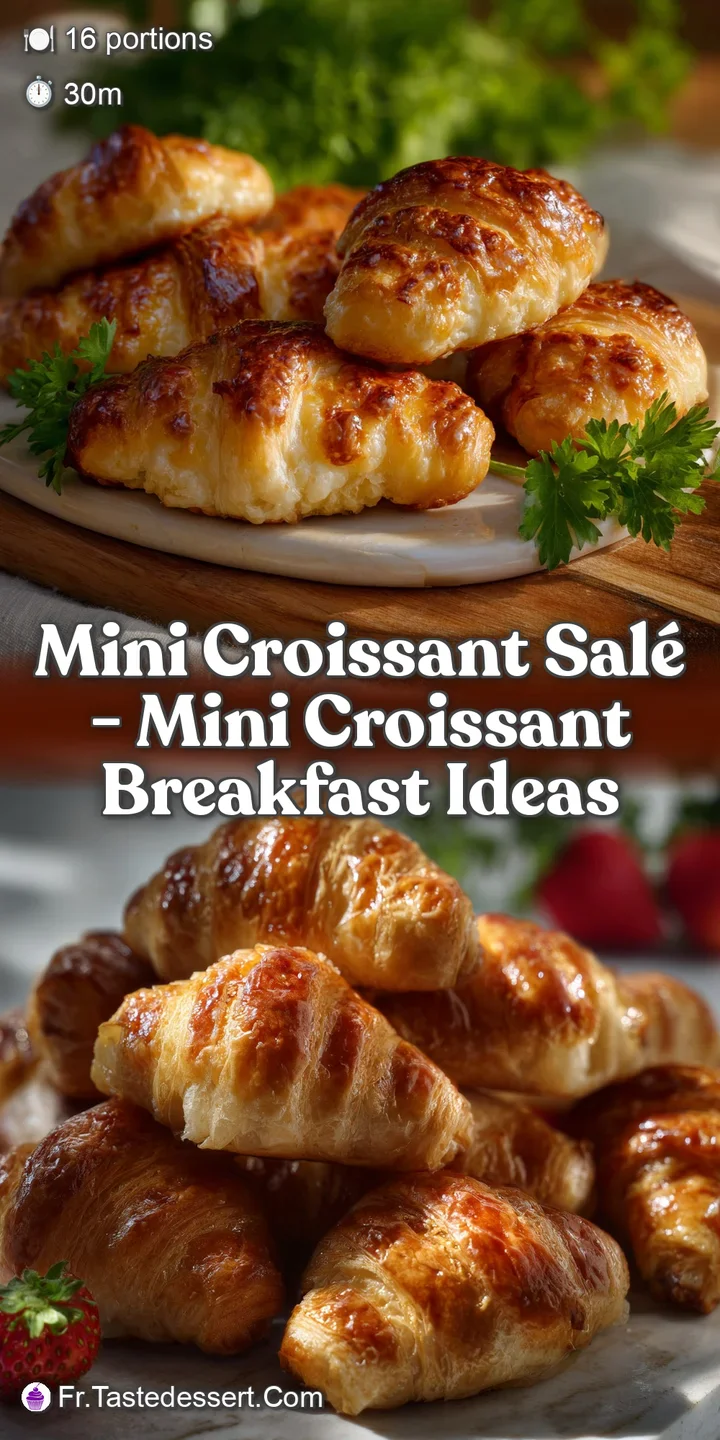 Close-up of a perfectly baked croissant sal&eacute;, showcasing layers of golden-brown, crispy feuilletage with a light, open cru...