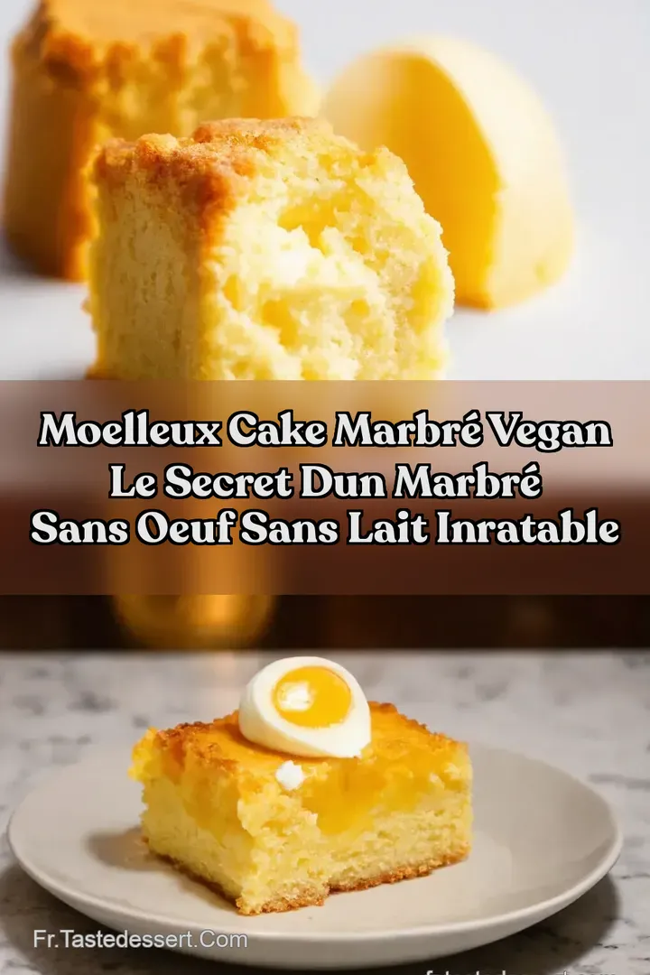 Moelleux Cake Marbr&eacute; Vegan Le Secret dun Marbr&eacute; sans oeuf sans lait Inratable