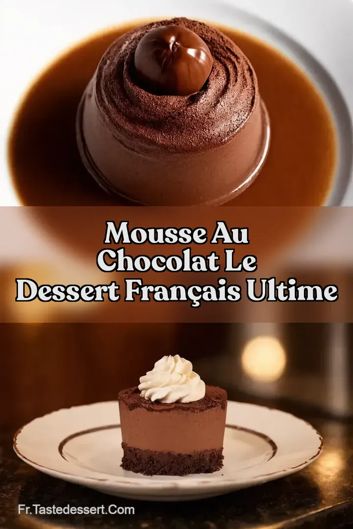 Mousse au Chocolat Le Dessert Fran&ccedil;ais Ultime