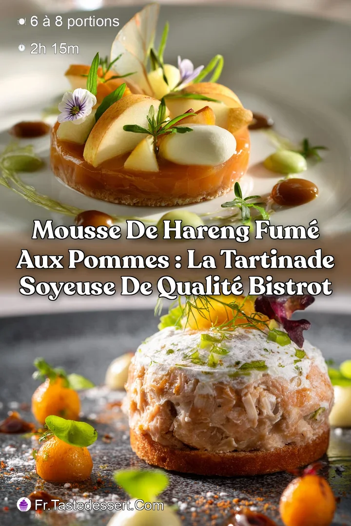Mousse de hareng fum&eacute; aux pommes : la tartinade soyeuse de qualit&eacute; bistrot