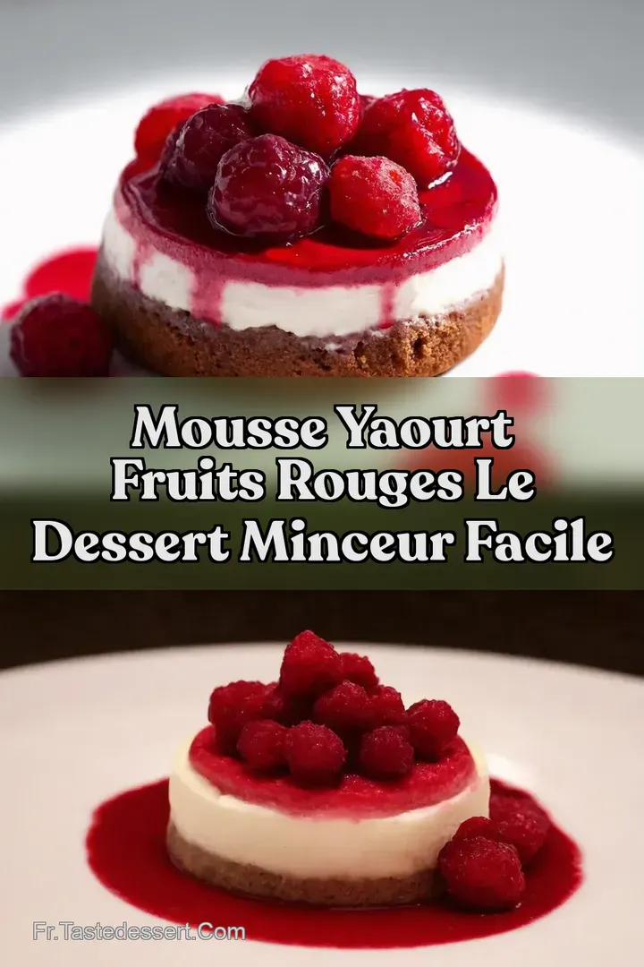 Mousse Yaourt Fruits Rouges Le Dessert Minceur Facile