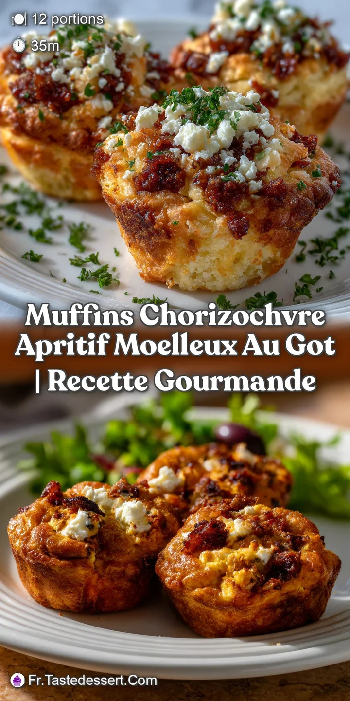 Muffins Chorizochvre Apritif Moelleux Au Got | Recette Gourmande