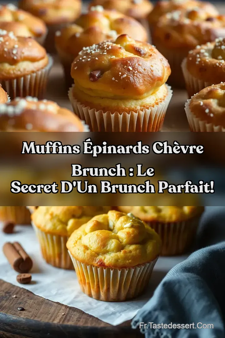 Muffins &Eacute;pinards Ch&egrave;vre Brunch : Le Secret d un Brunch Parfait!