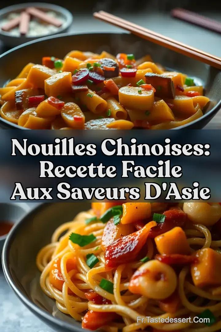 Nouilles Chinoises: Recette Facile aux Saveurs d Asie