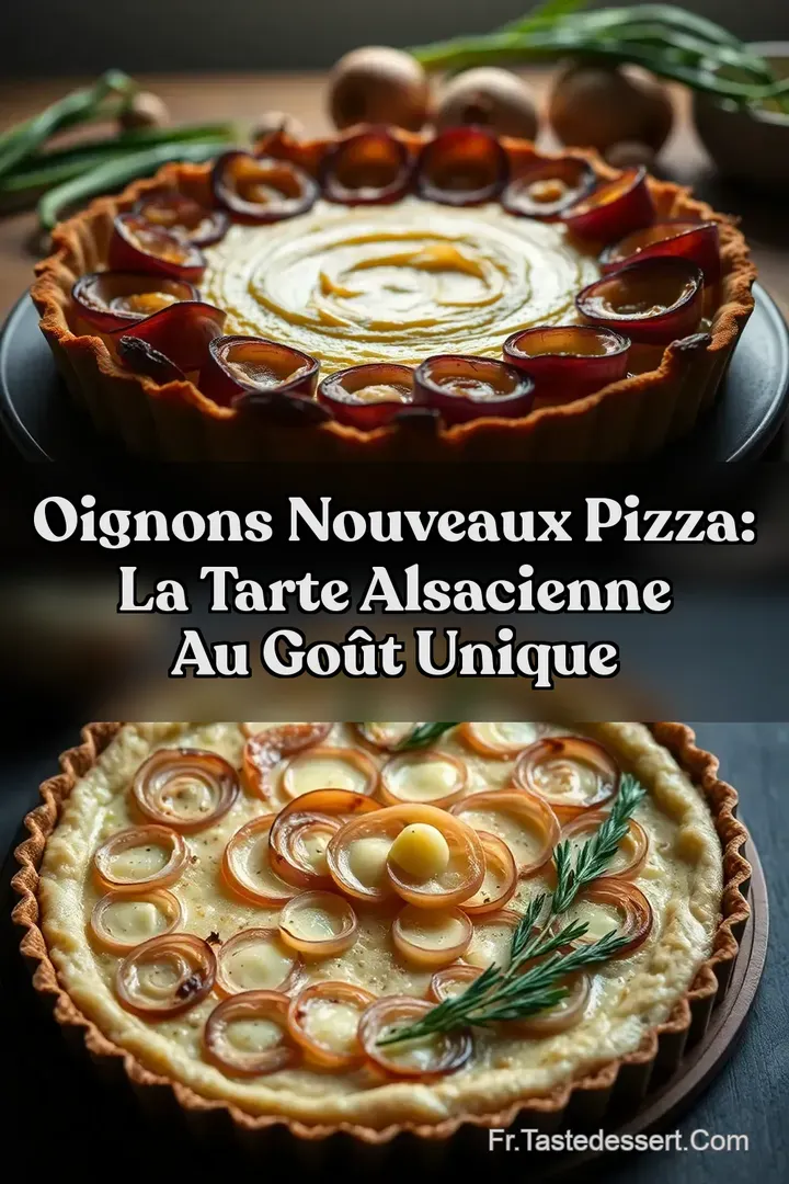 Oignons Nouveaux Pizza: La Tarte Alsacienne au Go&ucirc;t Unique