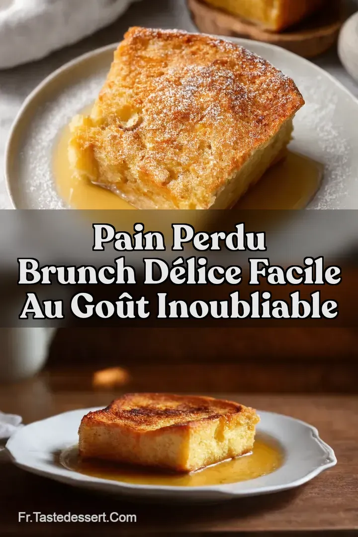 Pain Perdu Brunch D&eacute;lice Facile au Go&ucirc;t Inoubliable