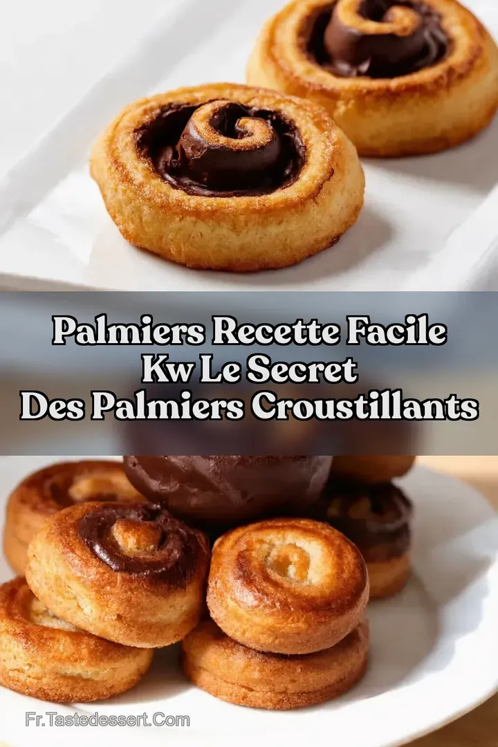 Palmiers Recette Facile kw Le Secret des Palmiers Croustillants