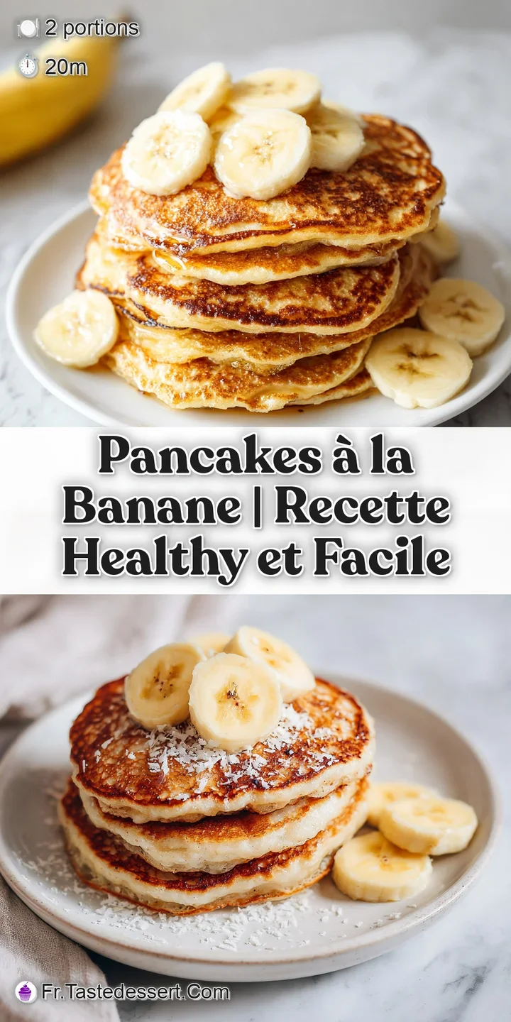 Close-up of a fork piercing a warm, fluffy pancake, revealing its soft interior and a glistening banana slice.