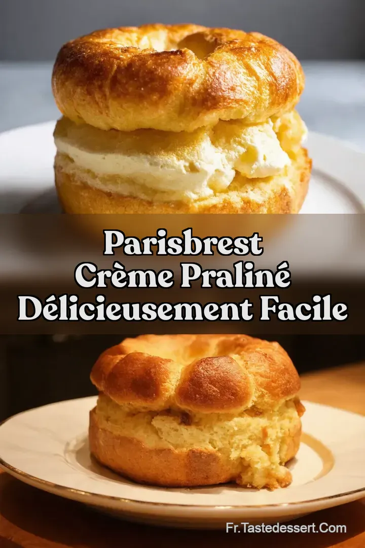 ParisBrest Cr&egrave;me Pralin&eacute; D&eacute;licieusement Facile