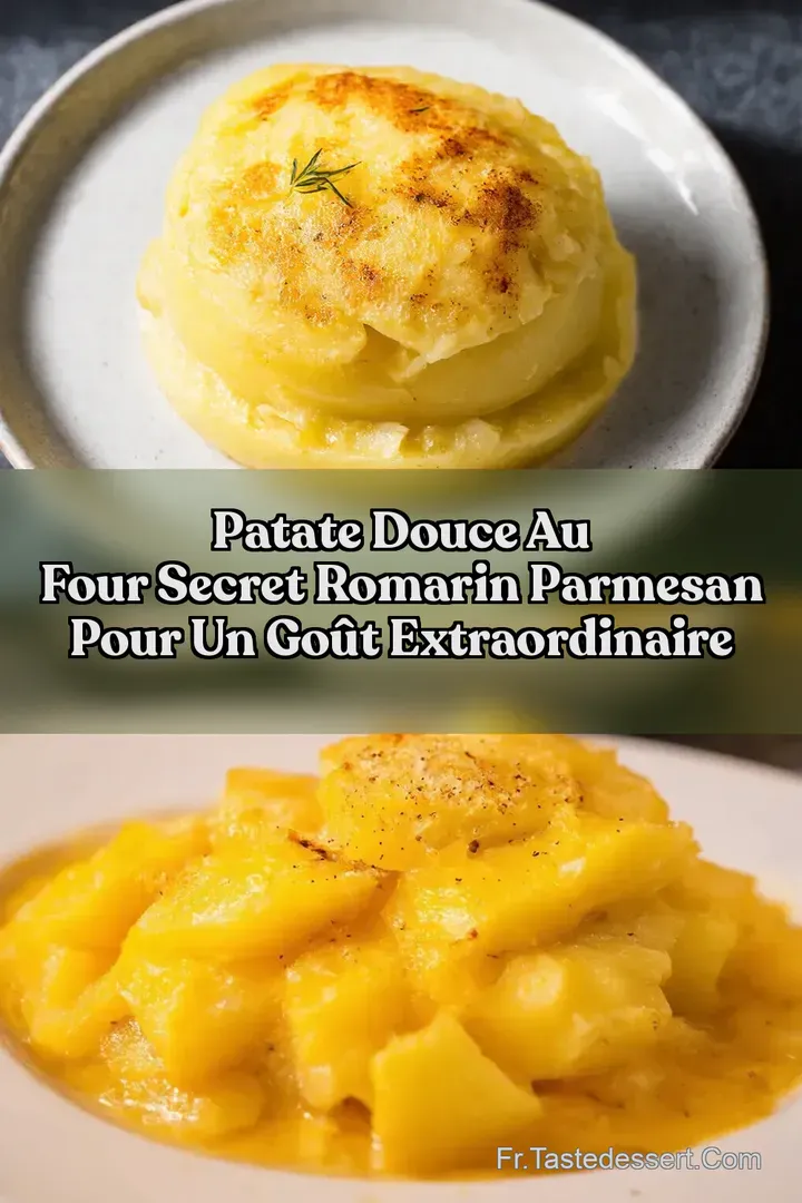 Patate Douce au Four Secret Romarin Parmesan pour Un Go&ucirc;t Extraordinaire