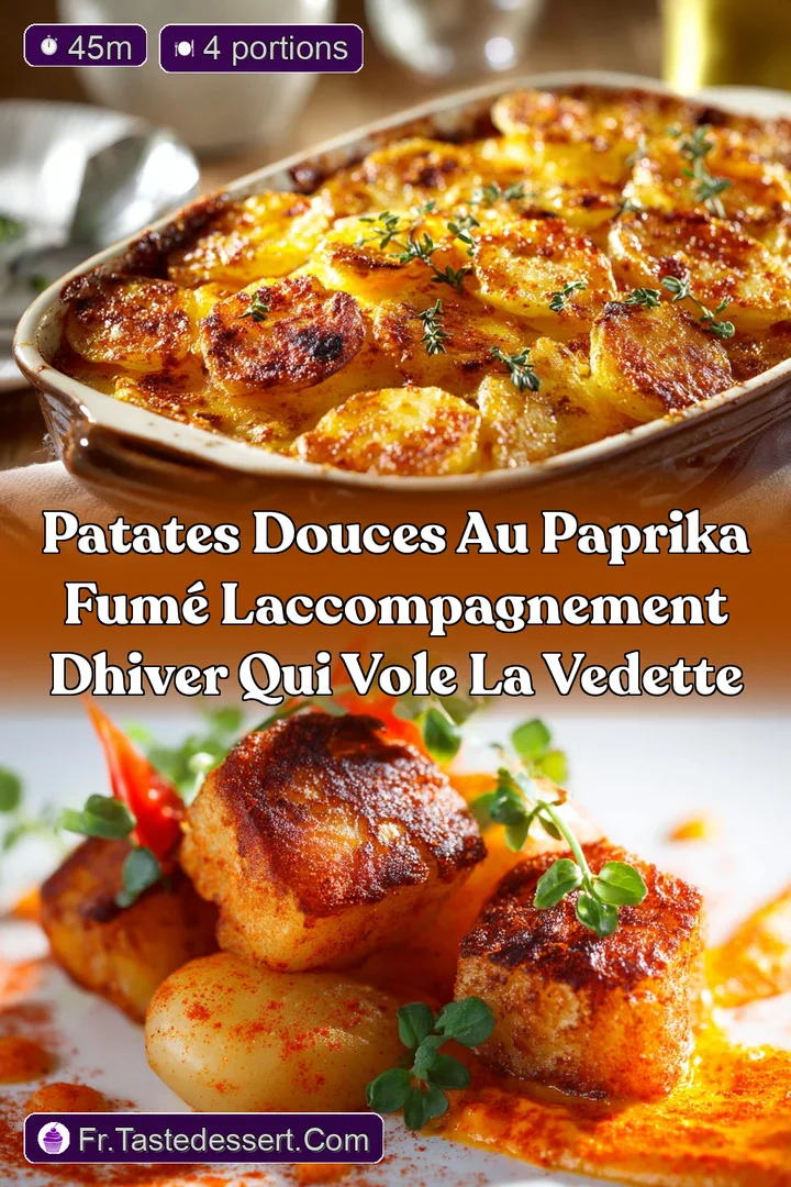 Patates Douces au Paprika Fum&eacute; Laccompagnement dhiver qui vole la vedette