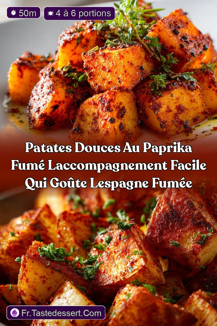 Patates Douces au Paprika Fum&eacute; Laccompagnement facile qui go&ucirc;te lEspagne fum&eacute;e