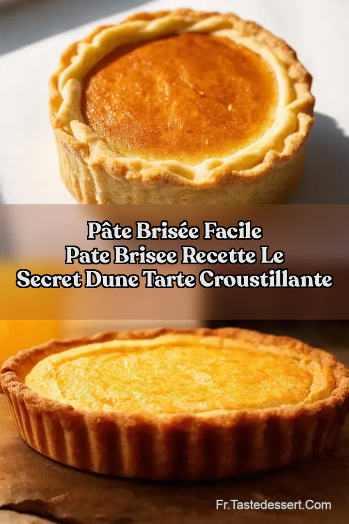 P&acirc;te Bris&eacute;e Facile pate brisee recette Le Secret dune Tarte Croustillante