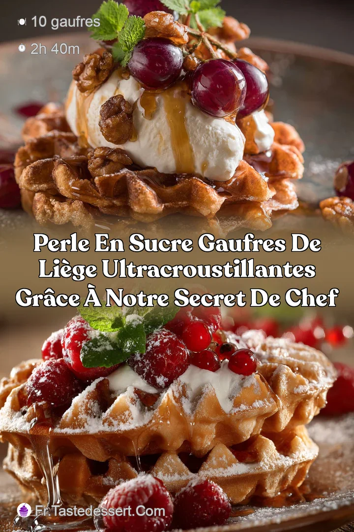 Perle en sucre Gaufres de Li&egrave;ge ultracroustillantes gr&acirc;ce &agrave; notre secret de chef