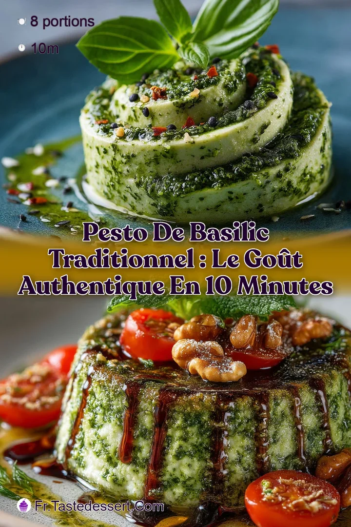 Pesto de Basilic Traditionnel : Le Go&ucirc;t Authentique en 10 Minutes