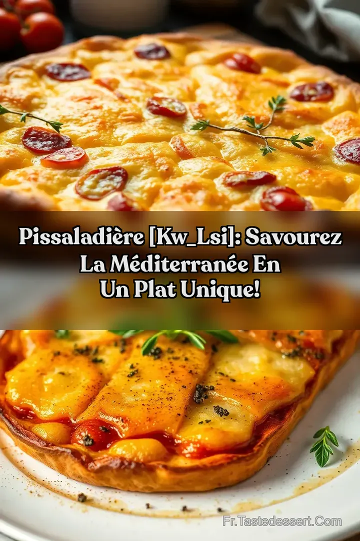 Pissaladi&egrave;re [kw_lsi]: Savourez La M&eacute;diterran&eacute;e En Un Plat Unique!
