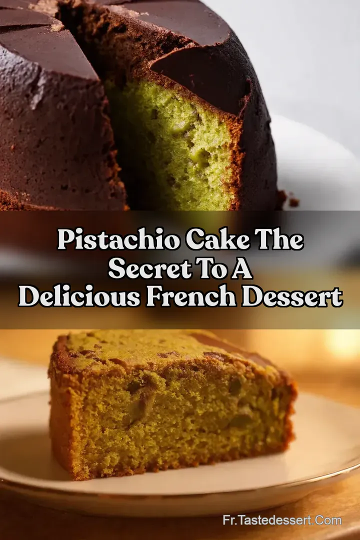 Pistachio Cake The Secret to a Delicious French Dessert