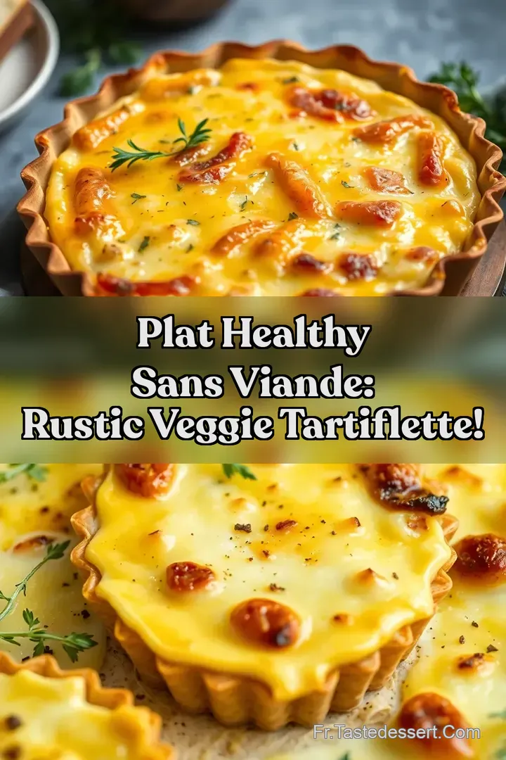 Plat Healthy Sans Viande: Rustic Veggie Tartiflette!