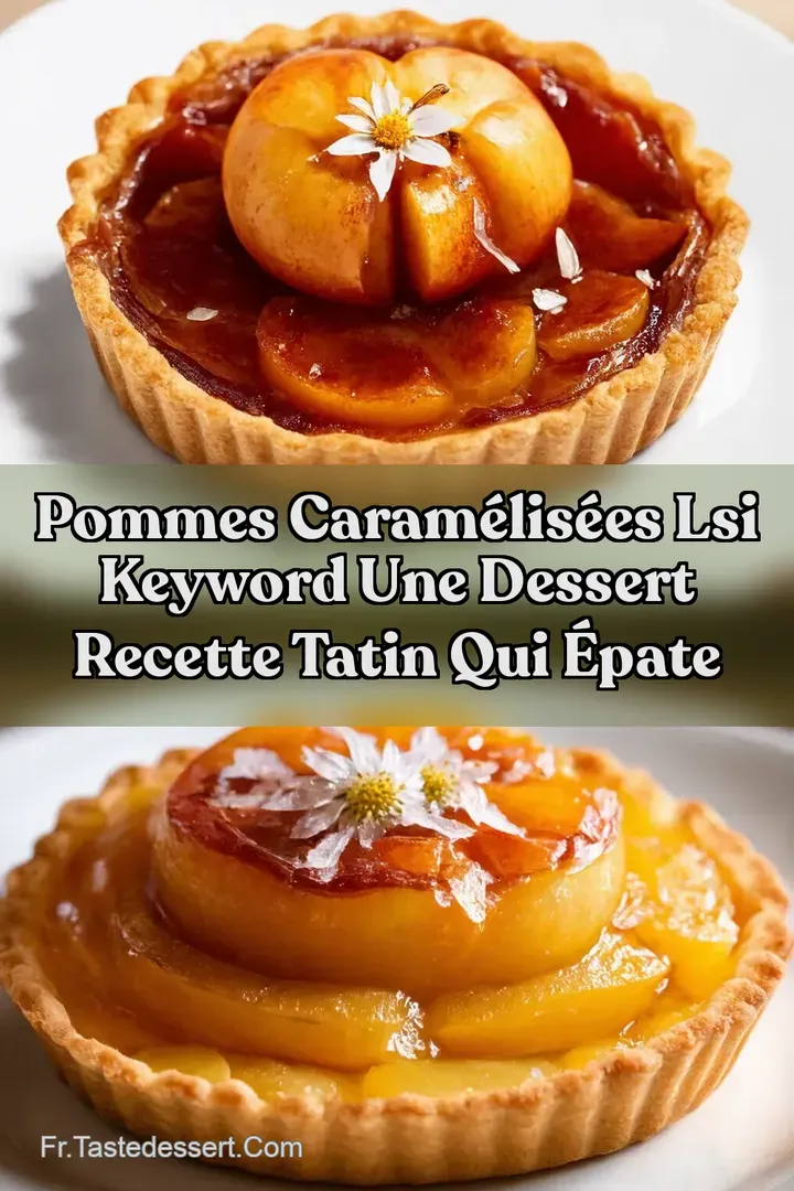 Pommes Caram&eacute;lis&eacute;es LSI keyword Une dessert recette Tatin qui &Eacute;pate