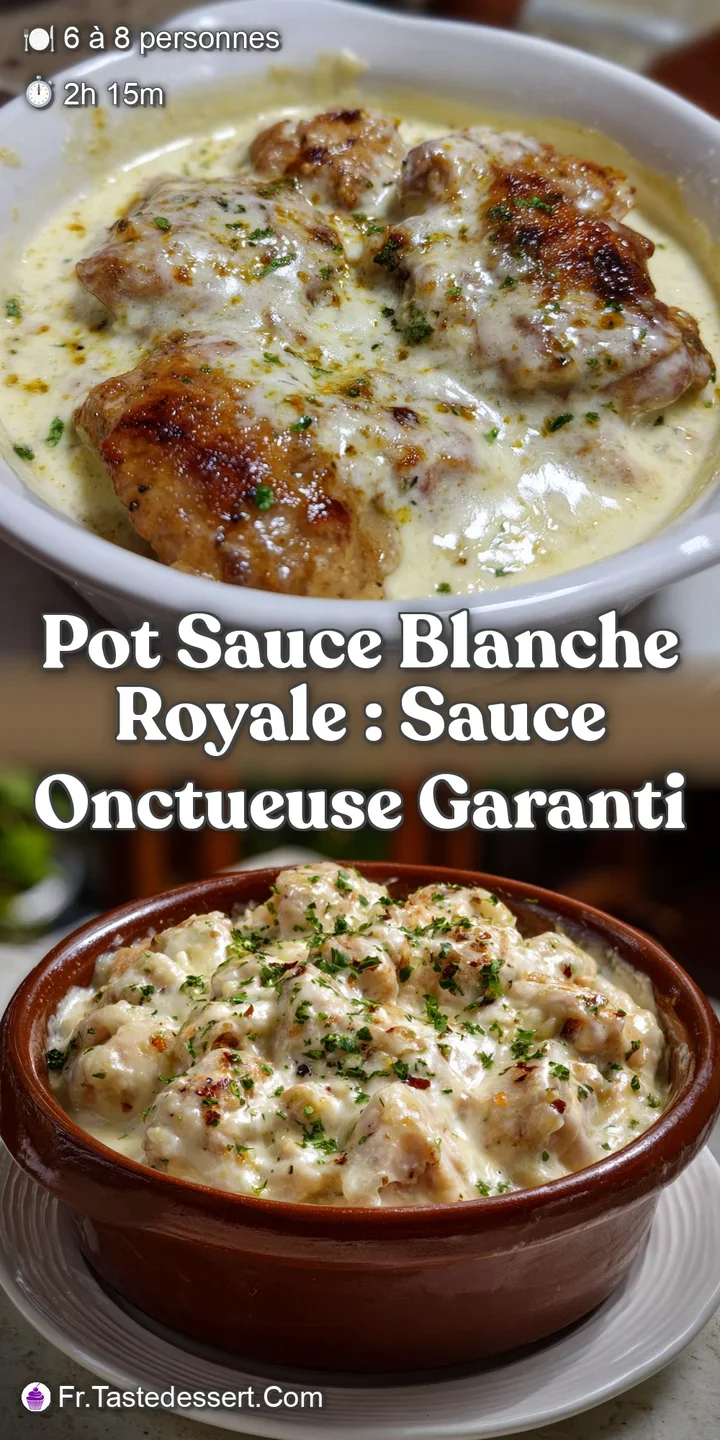 Pot Sauce Blanche Royale : Sauce Onctueuse Garanti