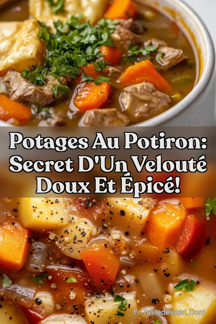 Potages au Potiron: Secret d un Velout&eacute; Doux et &Eacute;pic&eacute;!