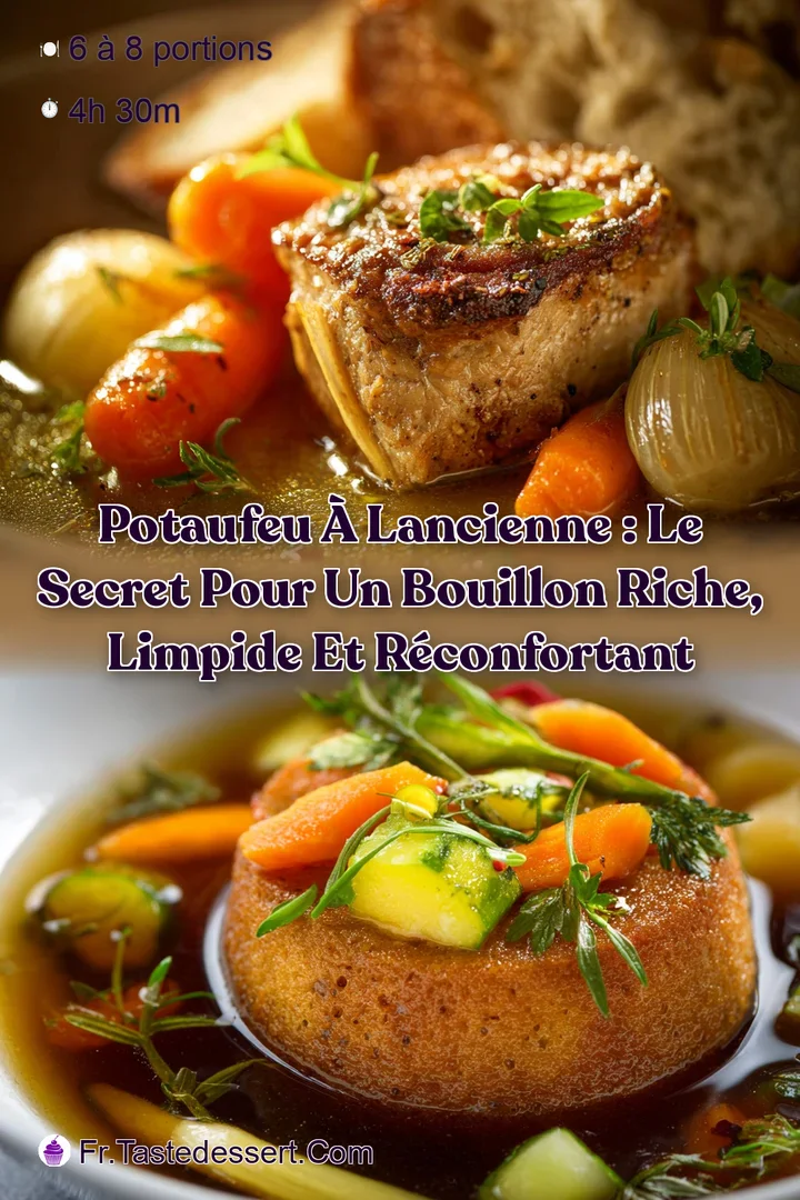 PotauFeu &agrave; lAncienne : Le secret pour un bouillon riche limpide et r&eacute;confortant