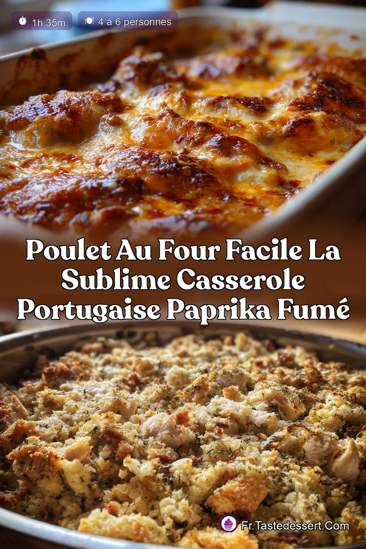 Poulet Au Four Facile La Sublime Casserole Portugaise Paprika Fum&eacute;