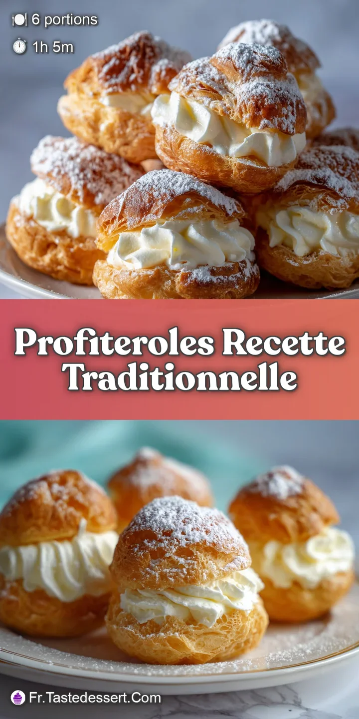 Close-up of a profiterole, its crisp, golden shell giving way to a soft, creamy filling. Inviting and delicious French pas...