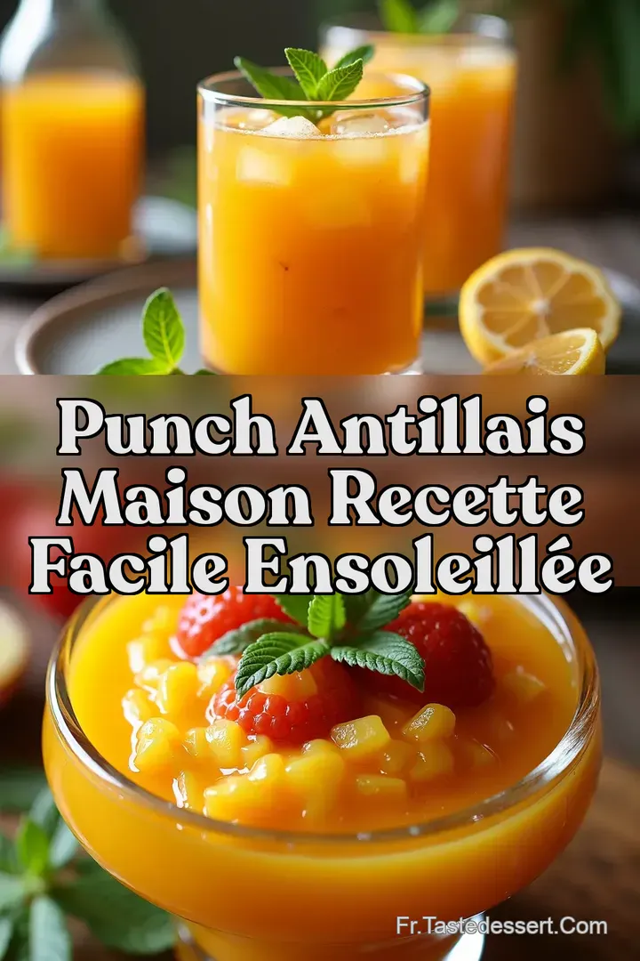 Punch Antillais Maison Recette Facile Ensoleill&eacute;e