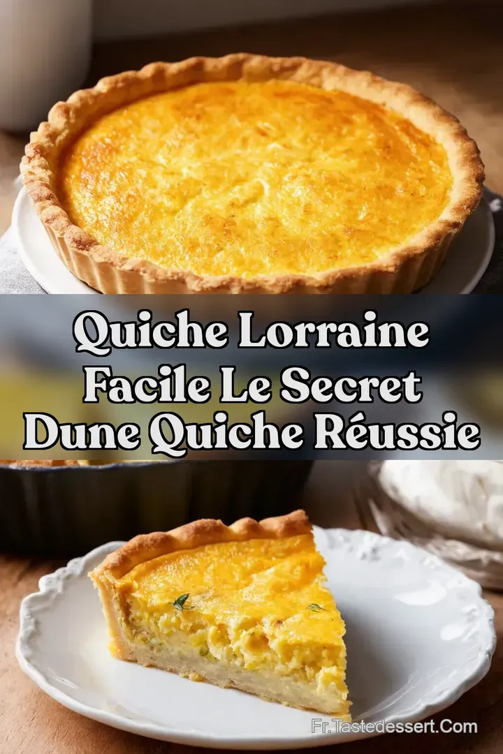 Quiche Lorraine Facile Le Secret dune Quiche R&eacute;ussie