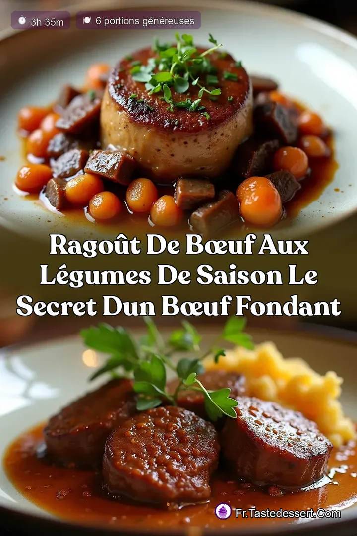 Rago&ucirc;t de B&oelig;uf aux L&eacute;gumes de Saison Le Secret dun B&oelig;uf Fondant
