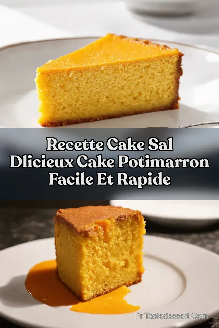Recette Cake Sal Dlicieux Cake Potimarron Facile et Rapide